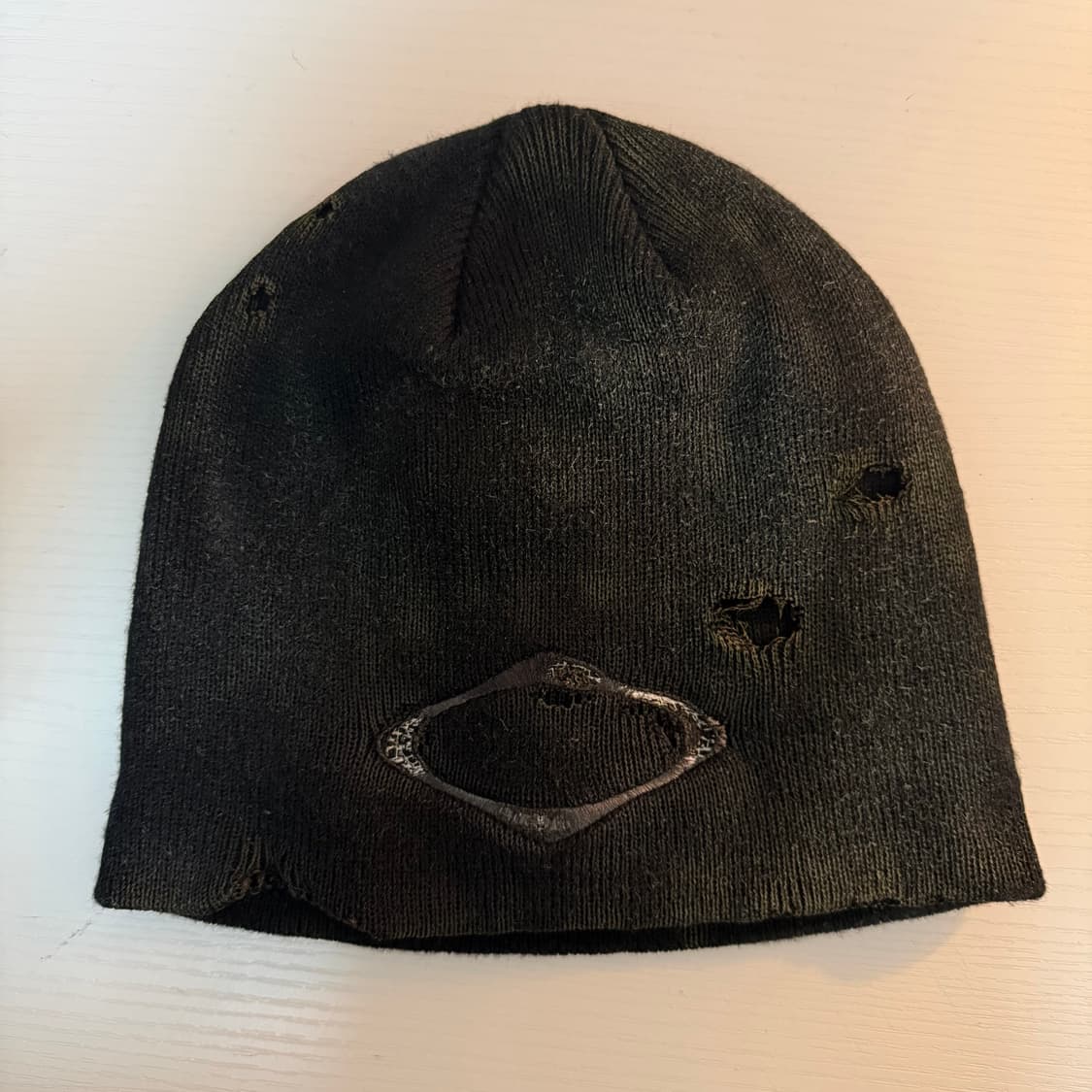 빈티지 미스치프 그릴드 디스트로이드 워싱 커스텀 비니 상품이미지3