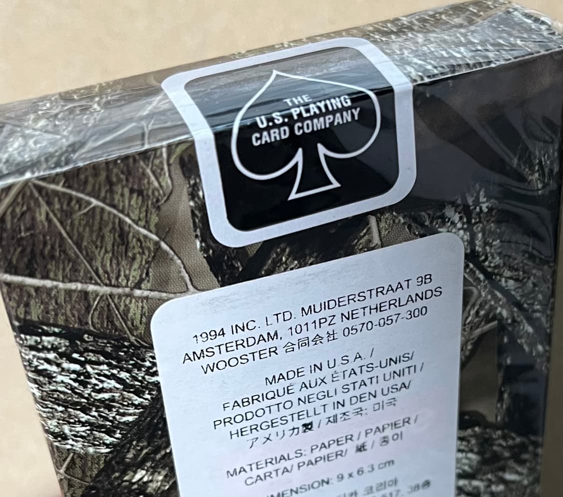 슈프림 카모 플레잉 카드 상품이미지3