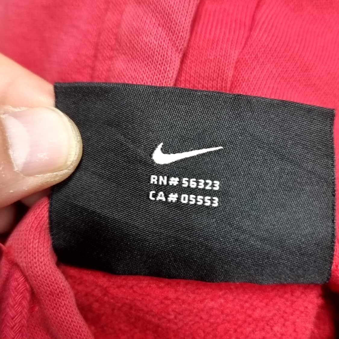 90s 나이키 레드삭스 후드티 레드[라지] 상품이미지4