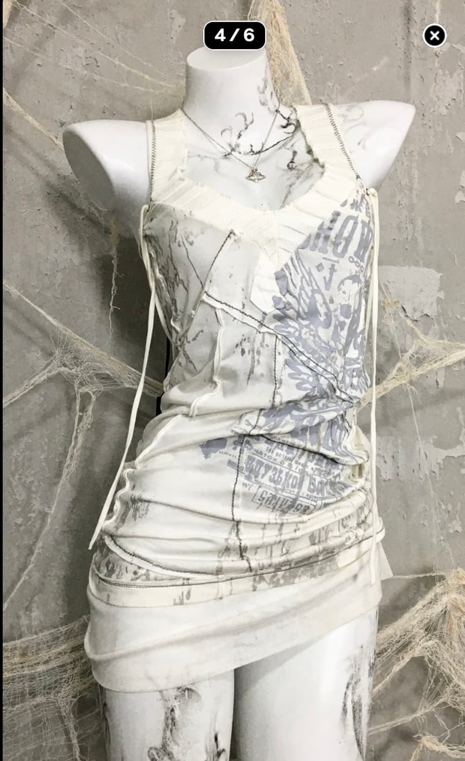 (구해요) salvage 샐비지 슬리브리스 원피스 비아 상품이미지2