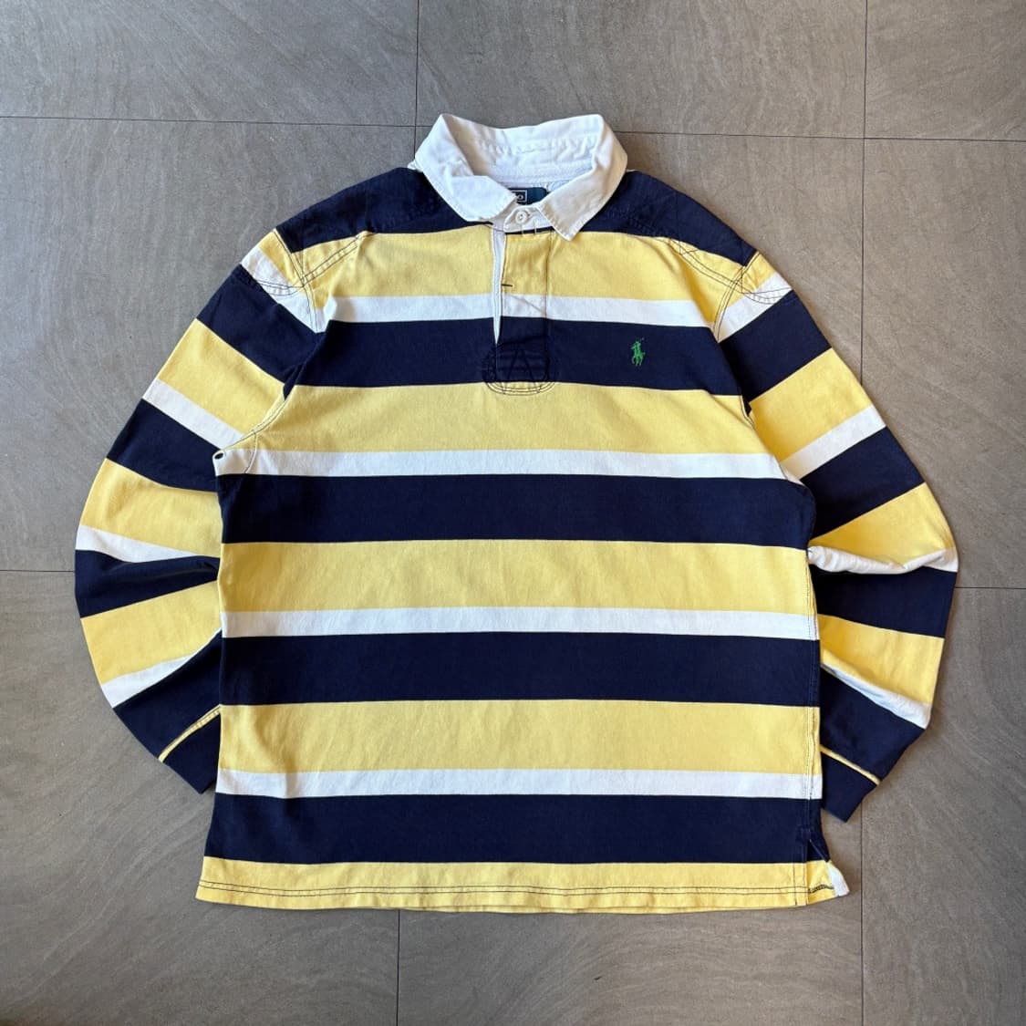 폴로 정품 스트라이프 럭비 티셔츠 상품이미지1