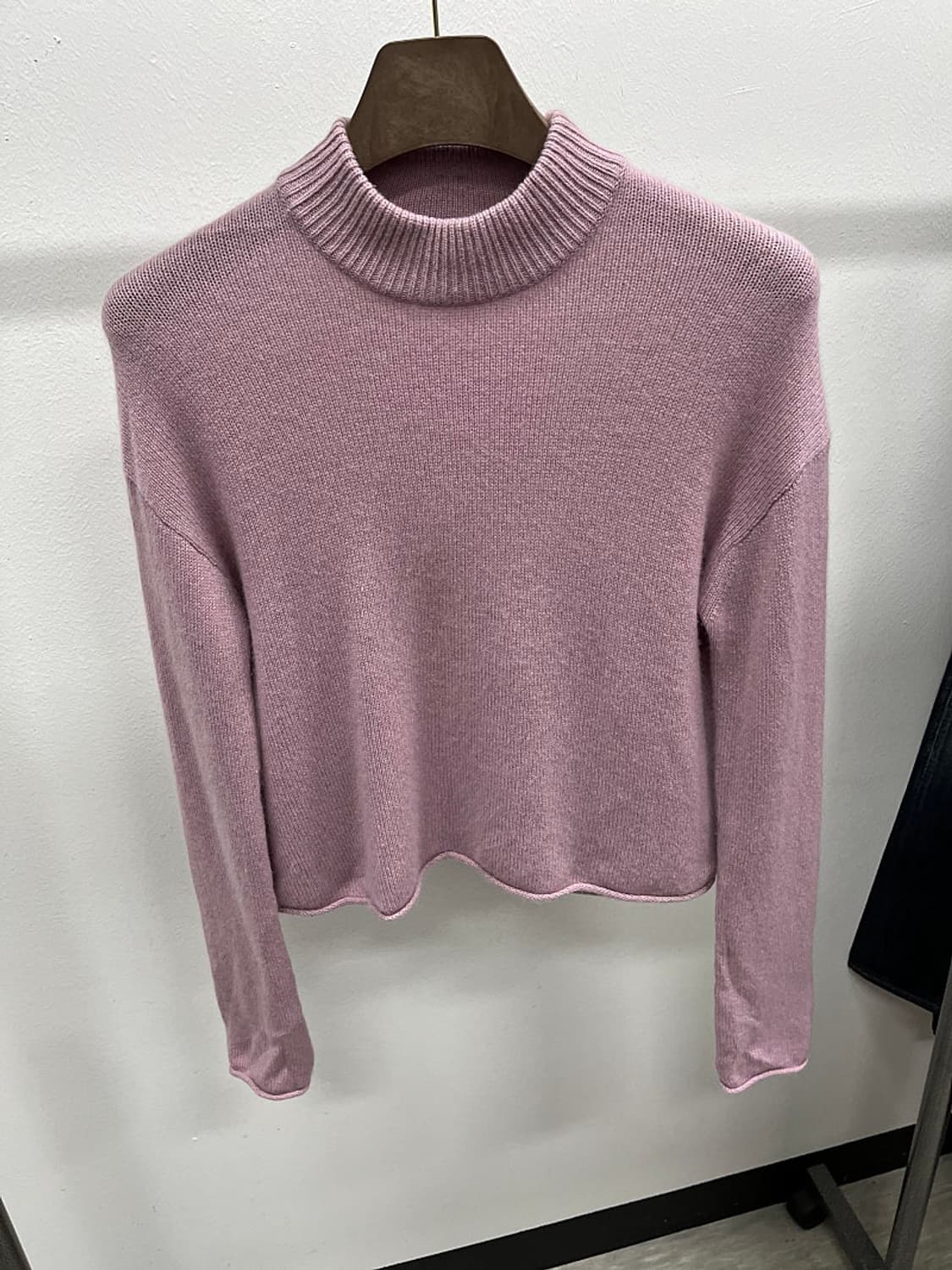 여)  띠어리 캐시미어100% 모크넥 니트  상품이미지4