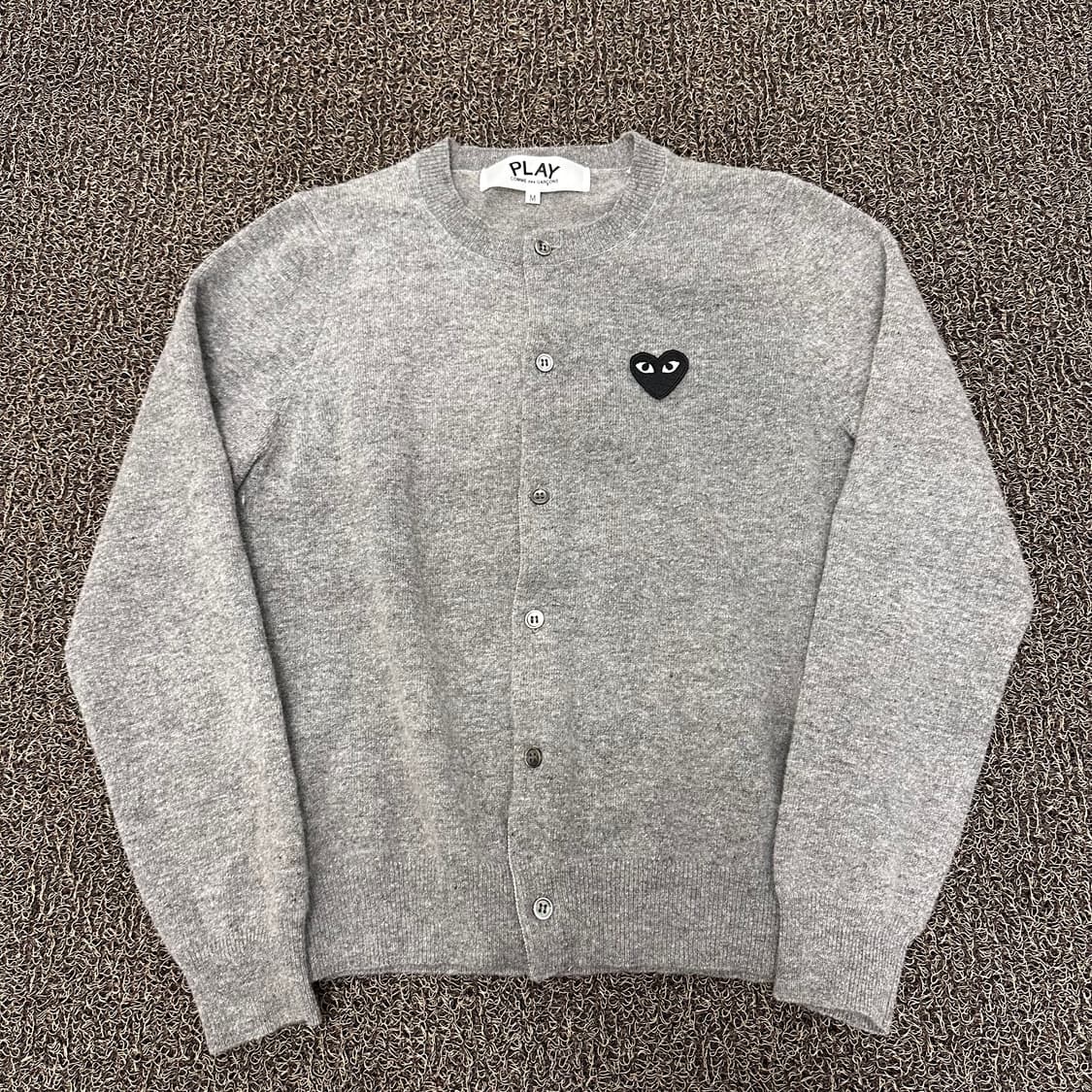 꼼데가르송 블랙와펜 여성 가디건 그레이 M 상품이미지1