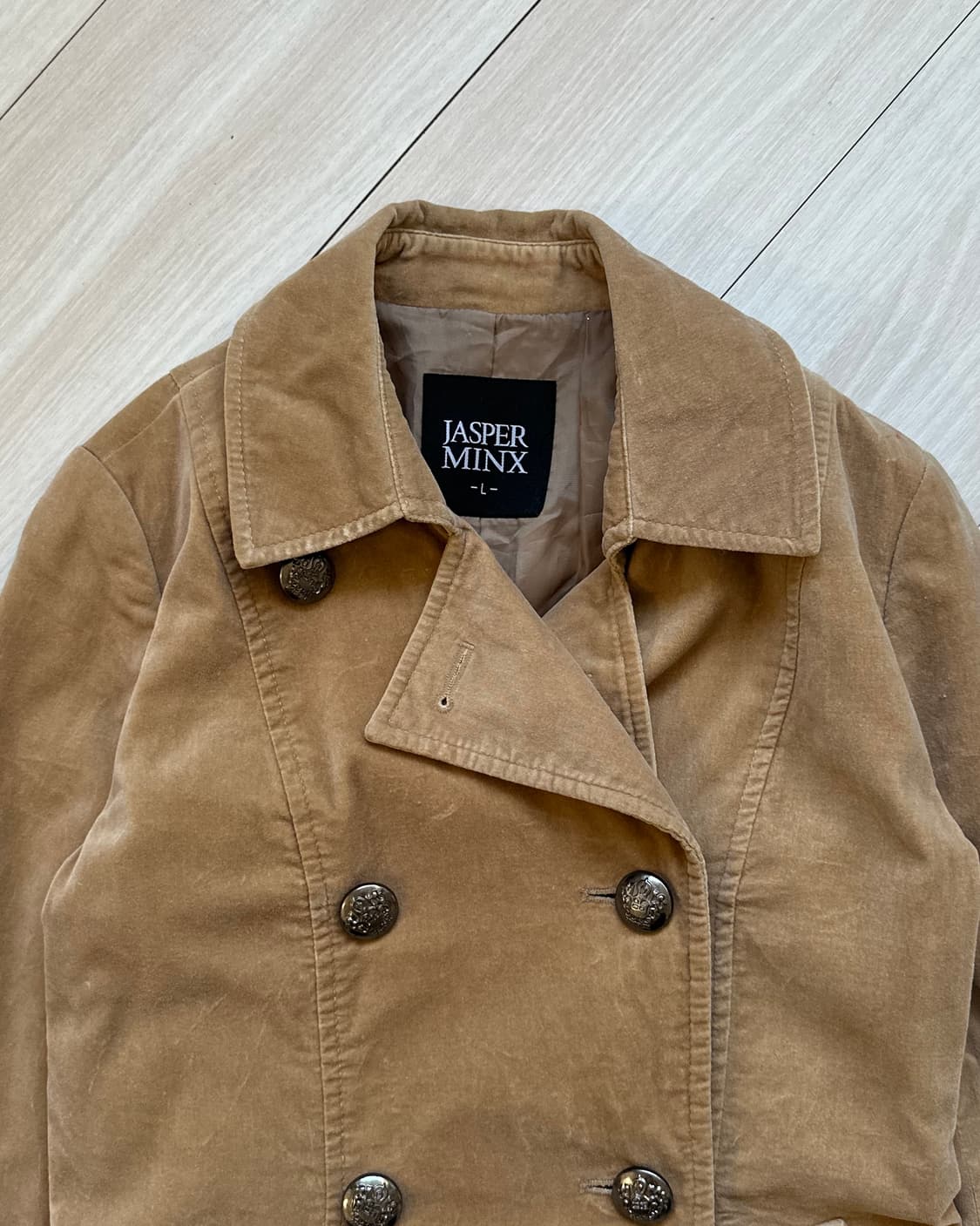 [JASPER MINX] brown double jacket 상품이미지4