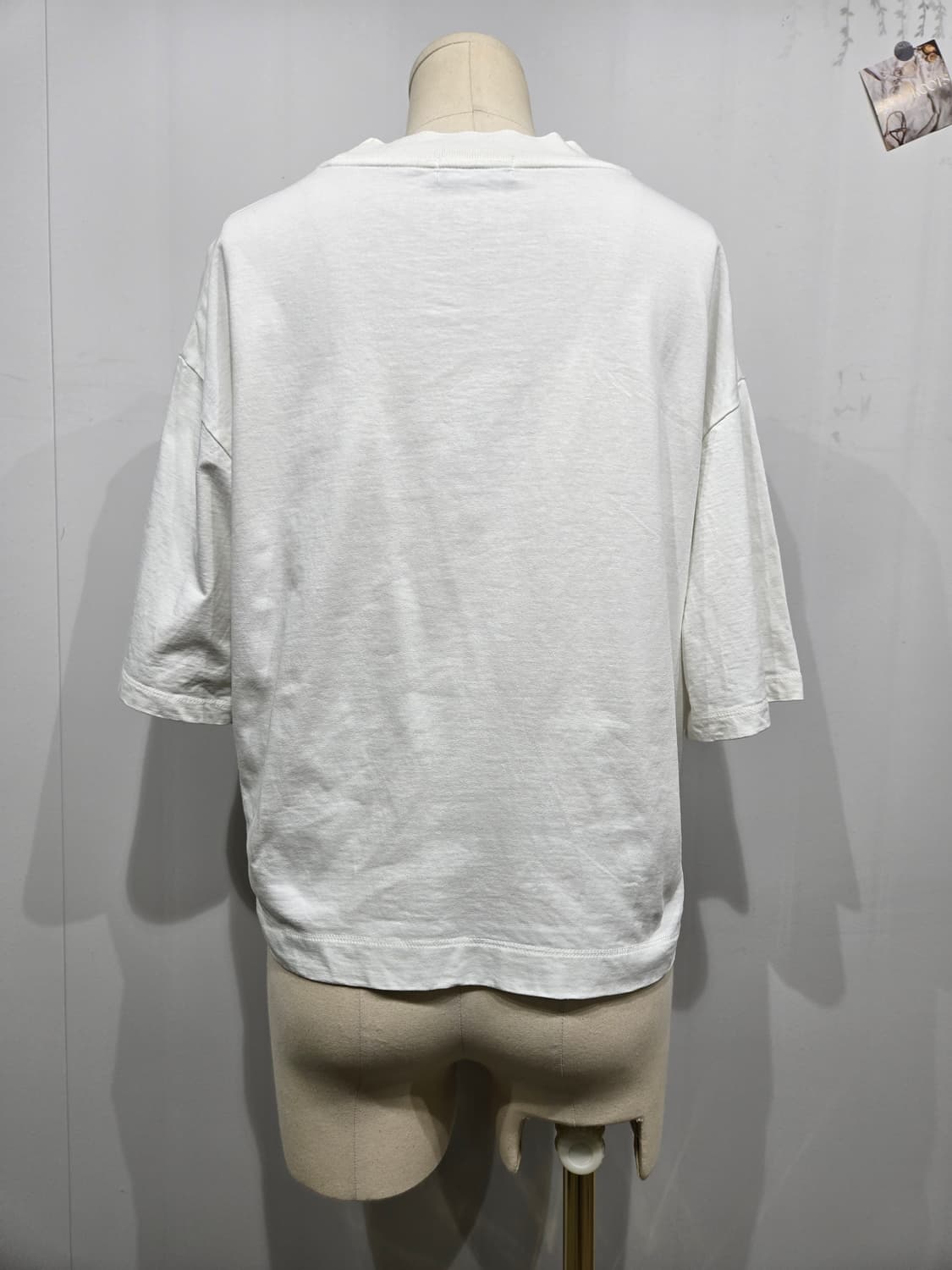 마가렛 호웰 화이트 반팔 티셔츠 무지 기본티 상품이미지2