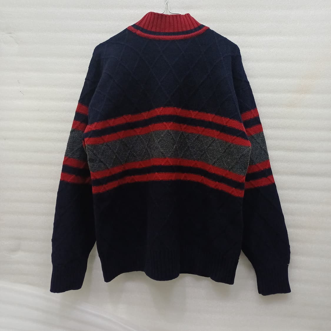 빈폴 두툼 겨울 아우터 울 반폴라 니트 남성 여유핏 L 반목 사랑봉봉 상품이미지2