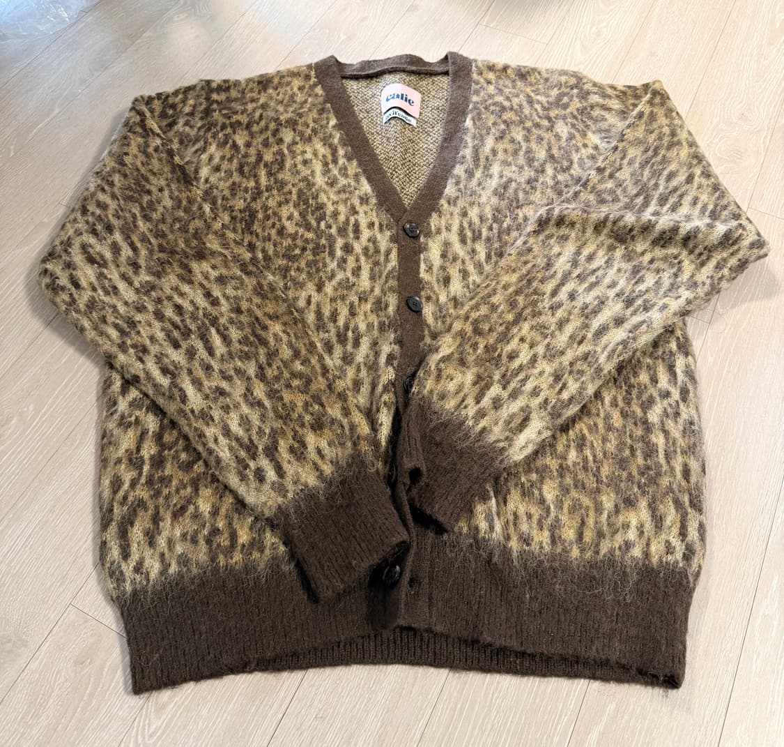 애즈이프캘리 레오파드 가디건 상품이미지2