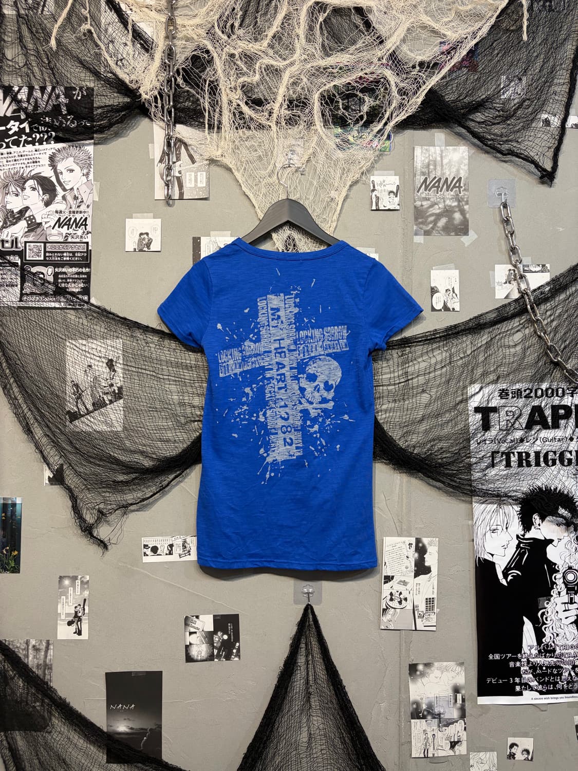 PUNK skull cross halfsleeve 상품이미지4