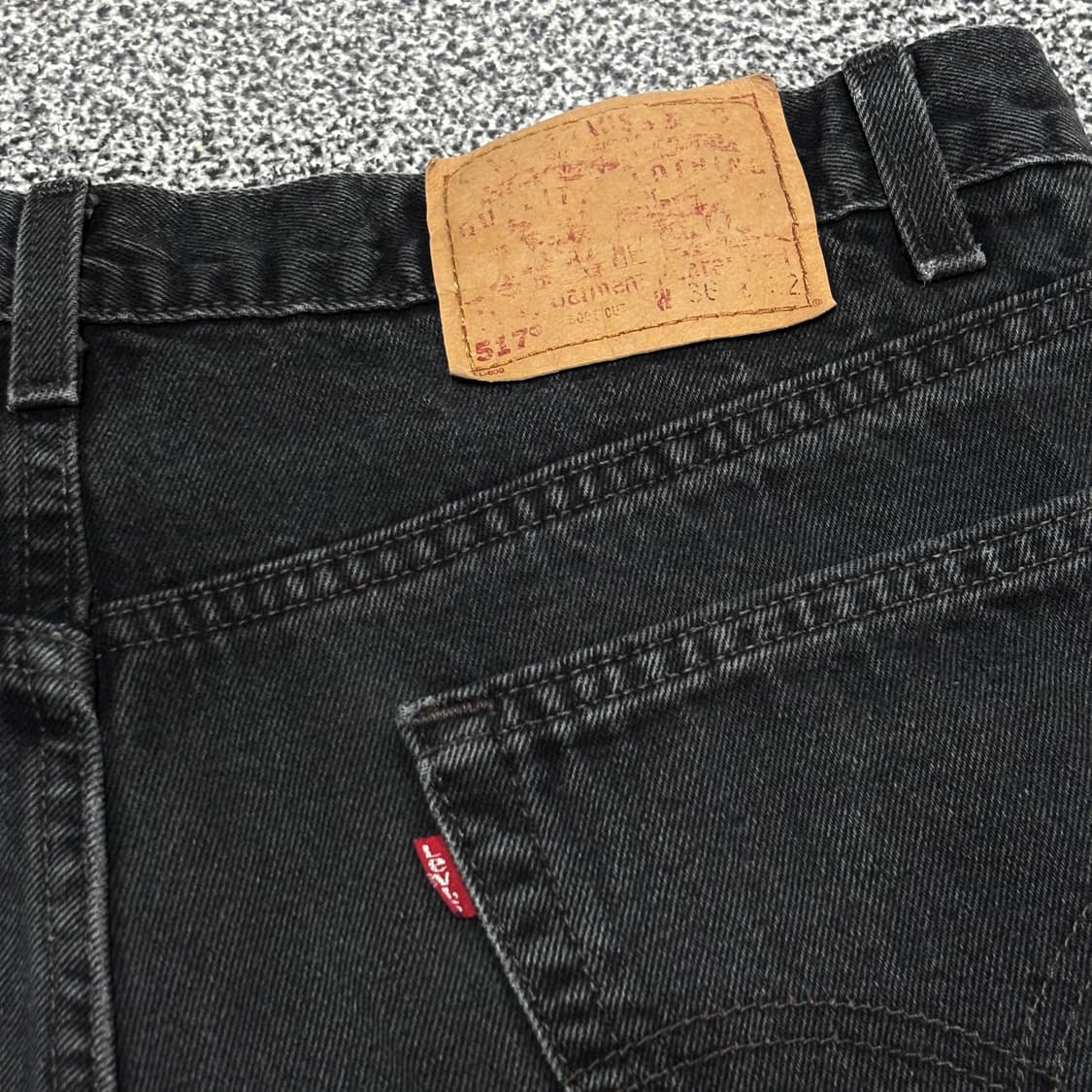 90s 빈티지 리바이스 517 블랙 허리43cm 상품이미지4