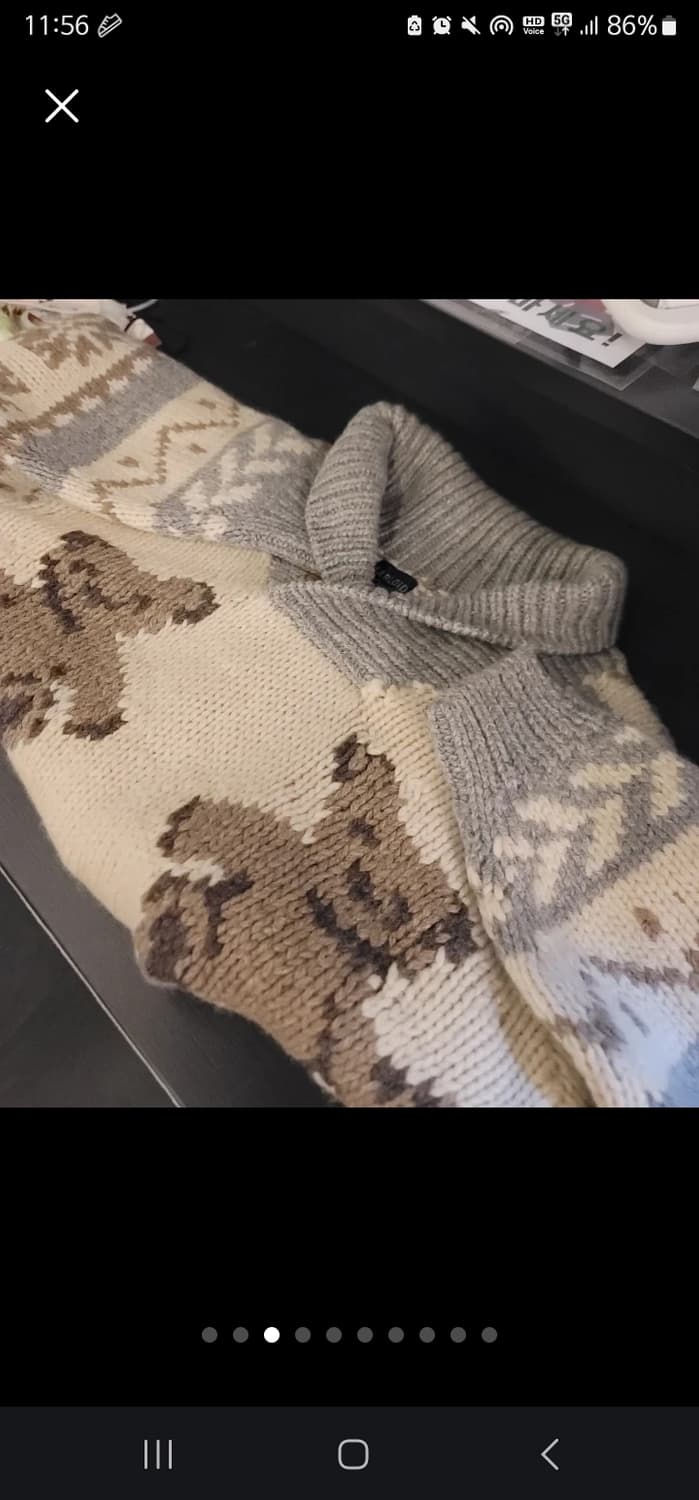 곰돌이 코위챤 Tabloid 타블로이드 니트 상품이미지2