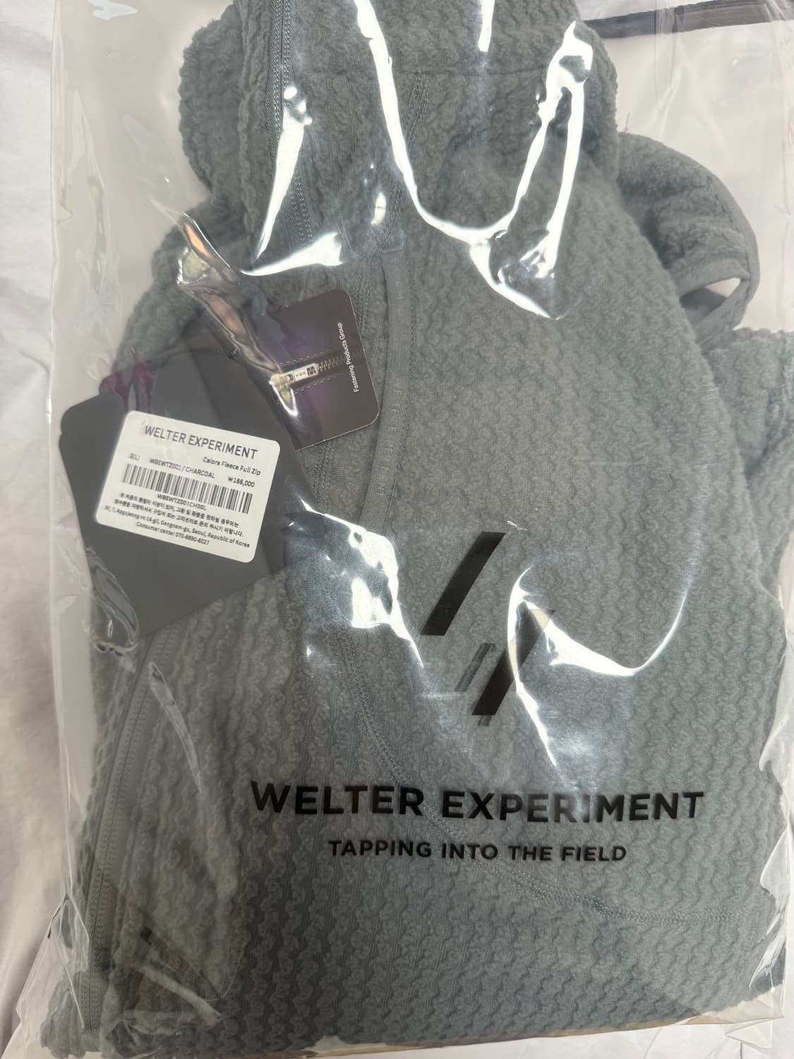 웰터익스페리먼트 calora fleece 3사이즈 차콜 상품이미지4