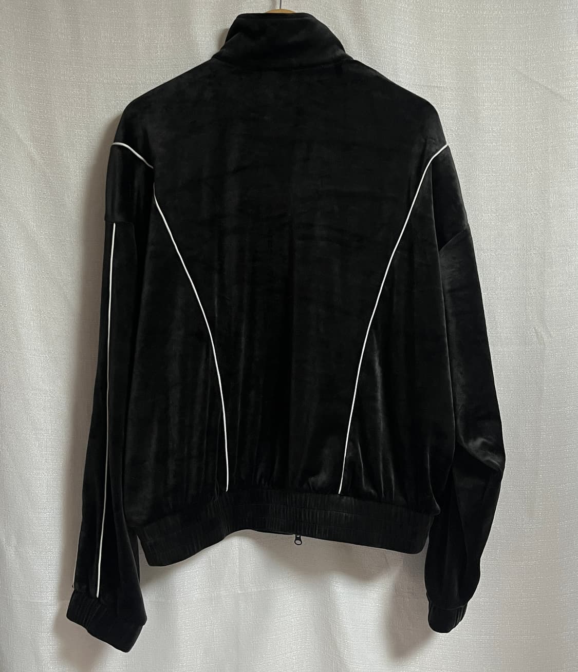 널디 오버핏 크롭 벨벳 져지 트랙탑 자켓 점퍼 L 상품이미지7