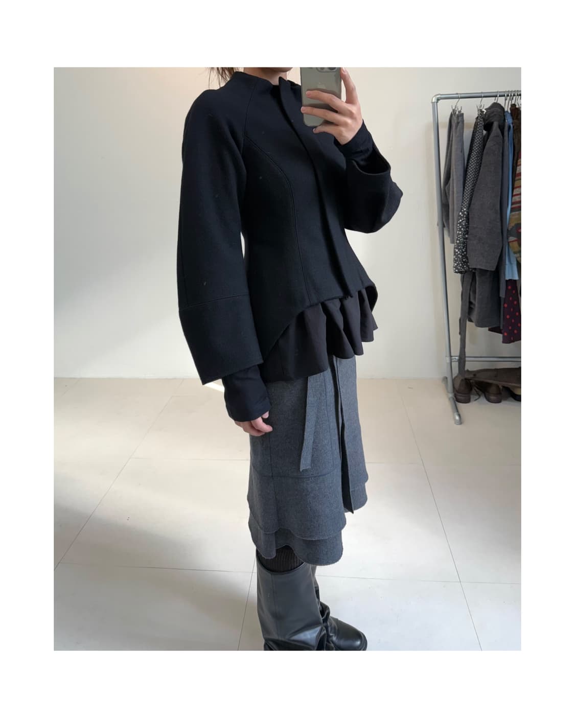 Hiroko koshino 울 자켓 상품이미지2