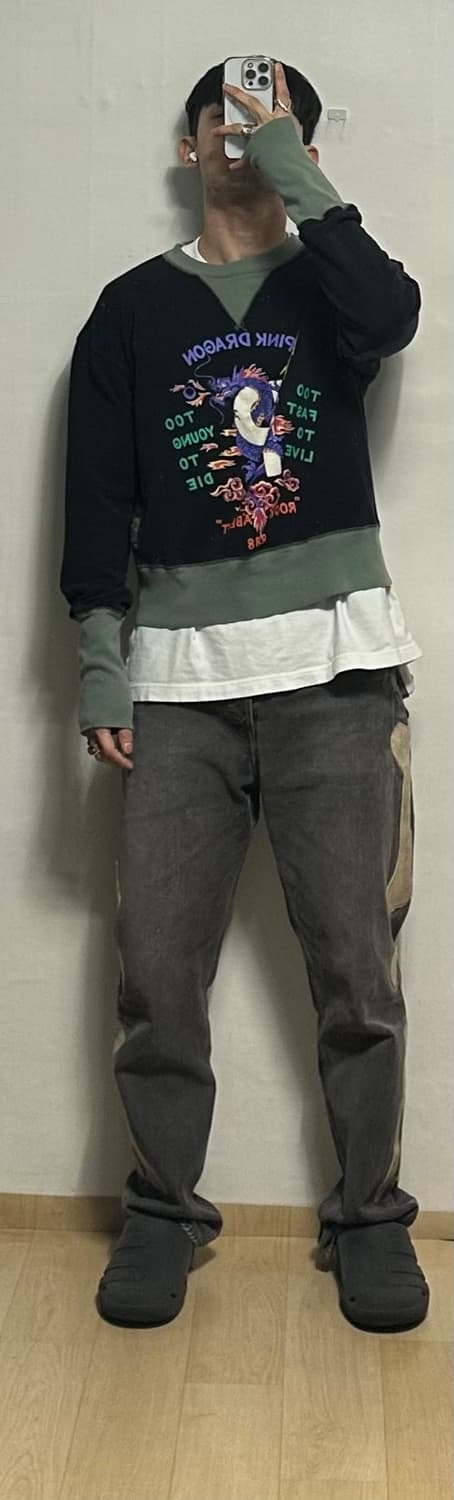 크림소다 핑크드래곤 맨투맨 상품이미지5