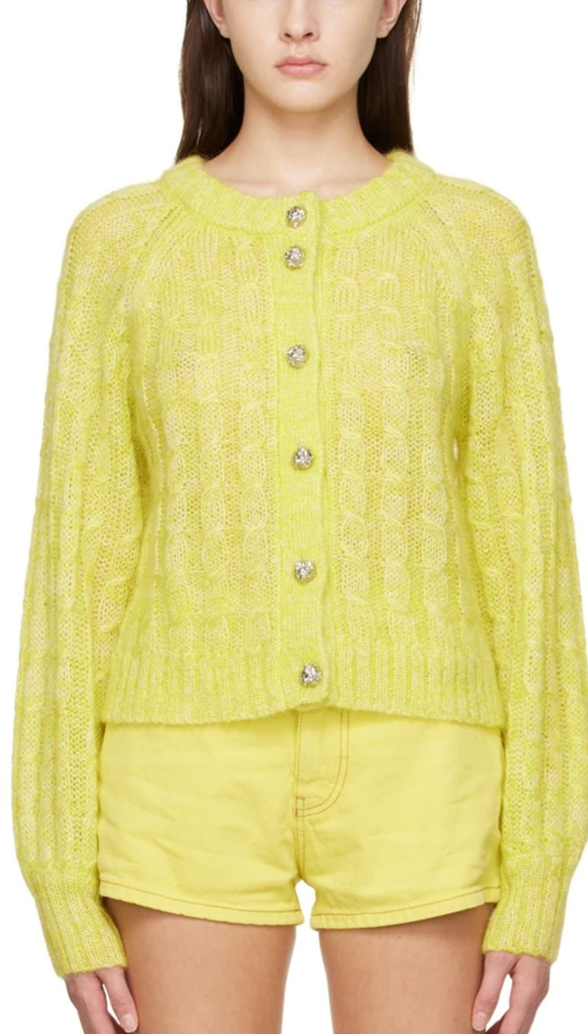 정품)  가니 모헤어 니트 가디건  상품이미지8