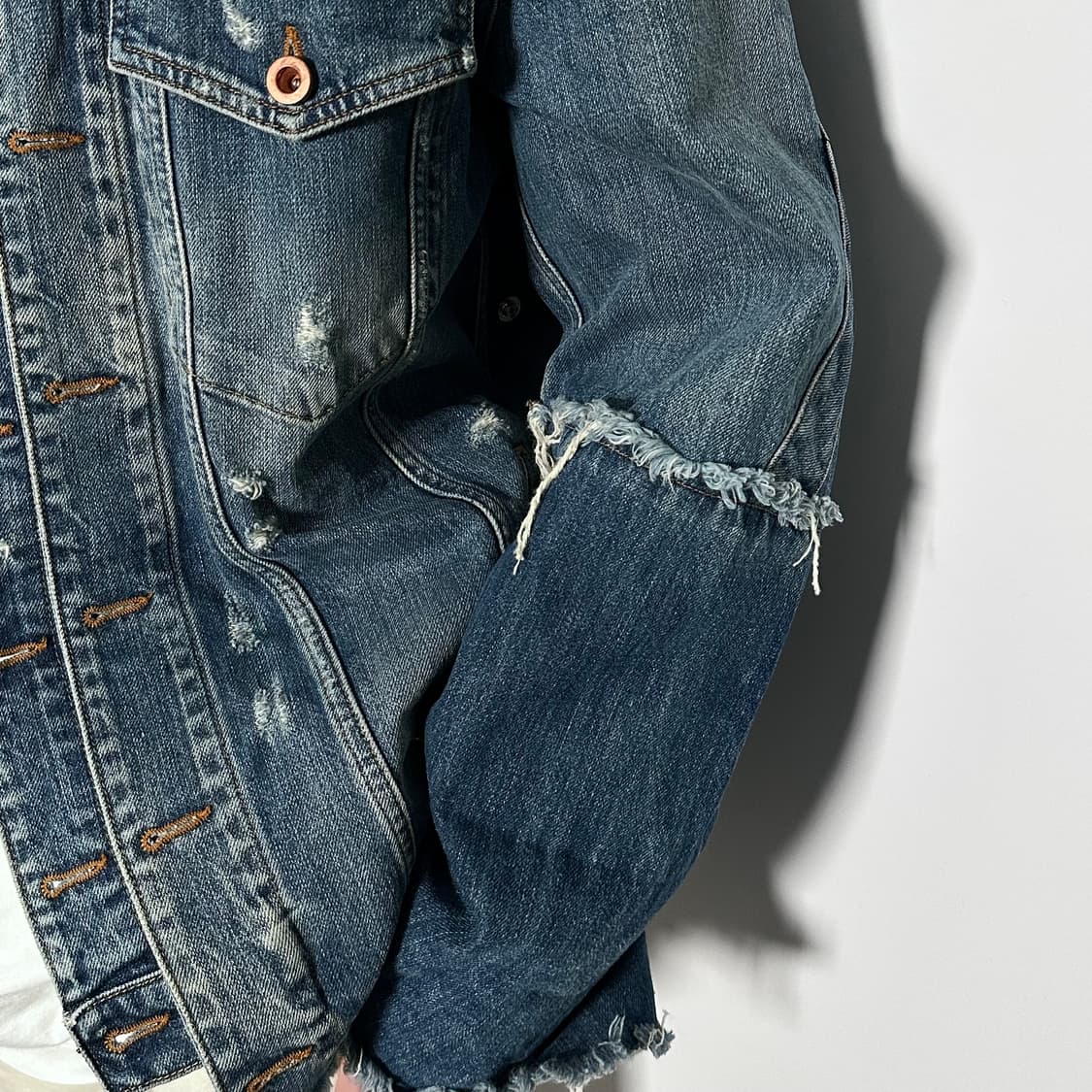 디젤 BAD GUY 더블 워시드 데님 자켓 (on.570)   상품이미지2