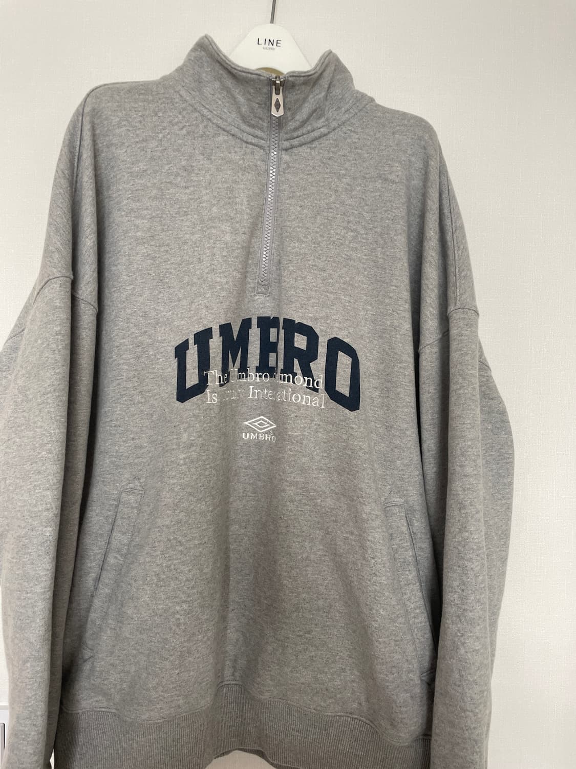 엄브로 하프 집업 맨투맨 상품이미지2