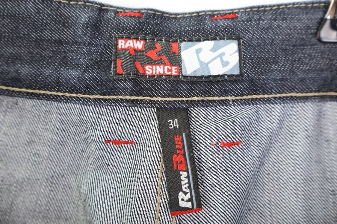 RAW BLUE 락 그래픽 자수 데님팬츠  상품이미지10