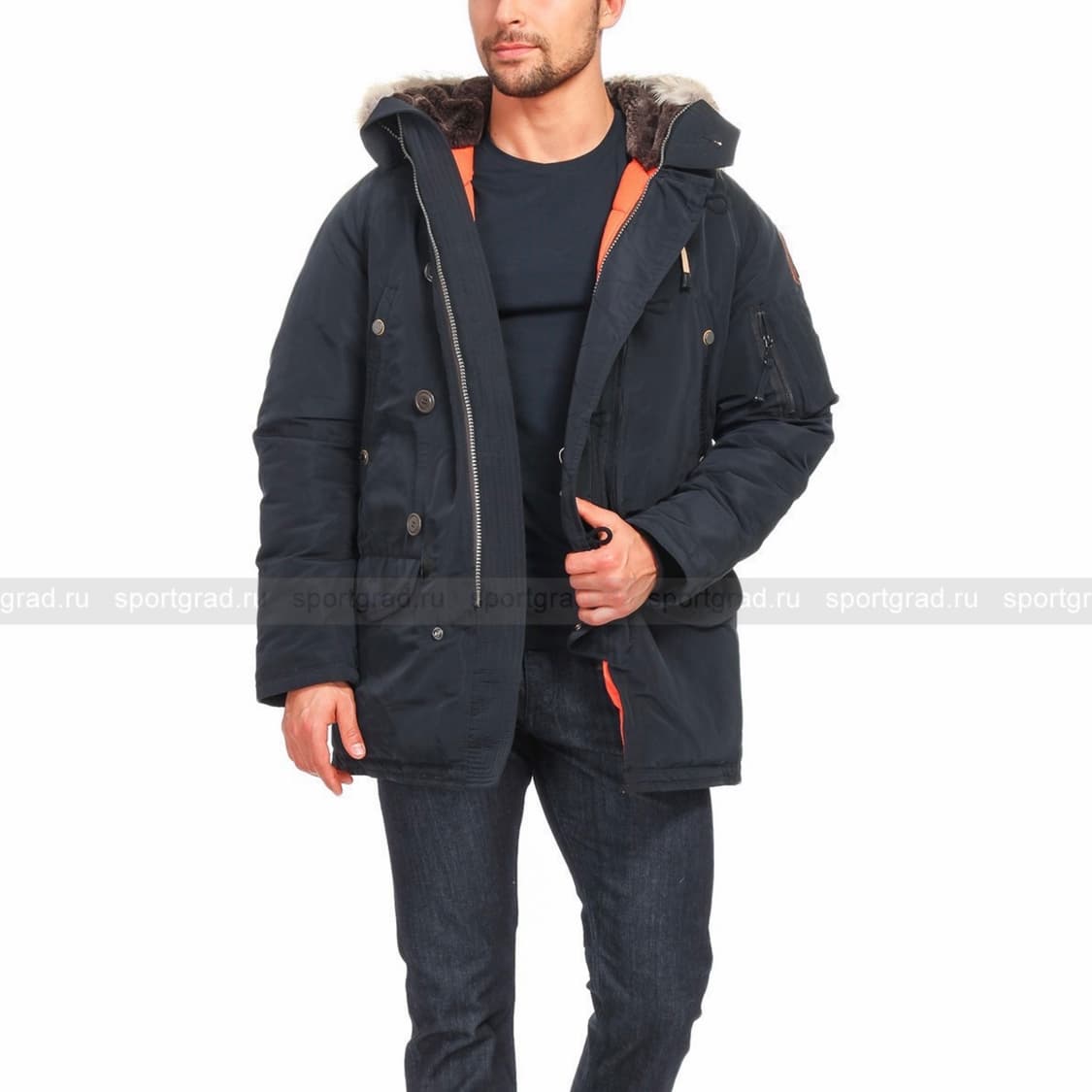 정품/희귀템) 파라점퍼스 오리지널 타입 N-3B 다운 패딩/ 코디악 초판 상품이미지4