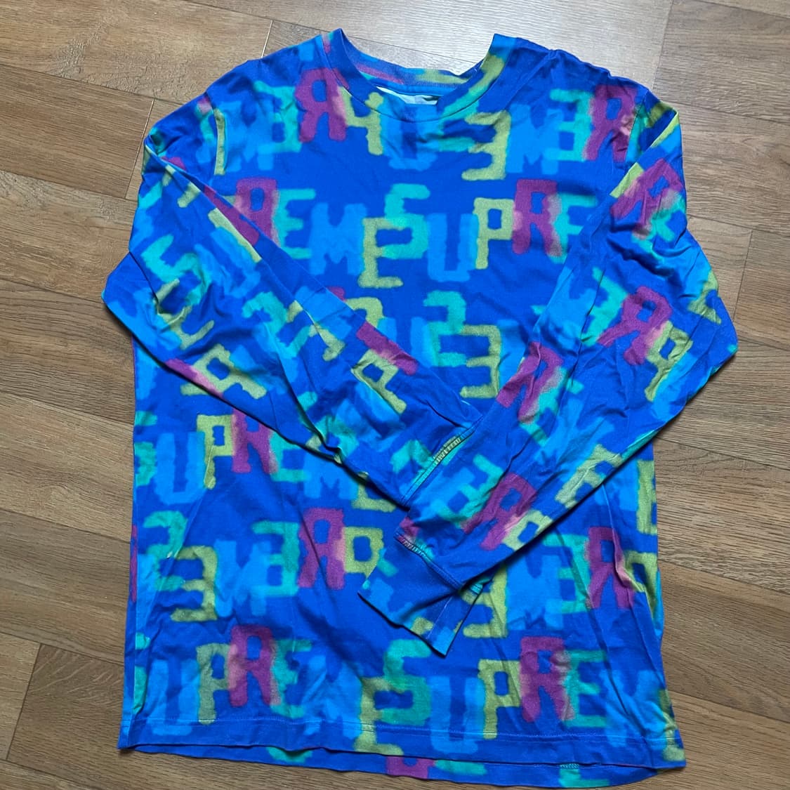 슈프림 18SS Letters LS 롱슬리브 M 상품이미지1