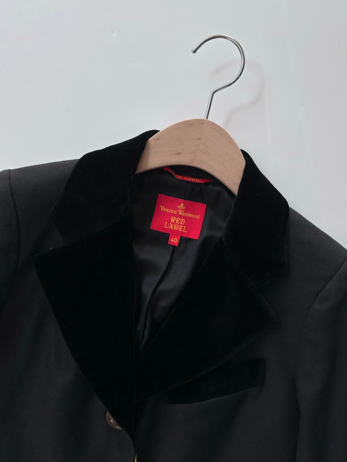 Vivienne Westwood 비비안웨스트우드 레드라벨 블랙 울 자켓 상품이미지7