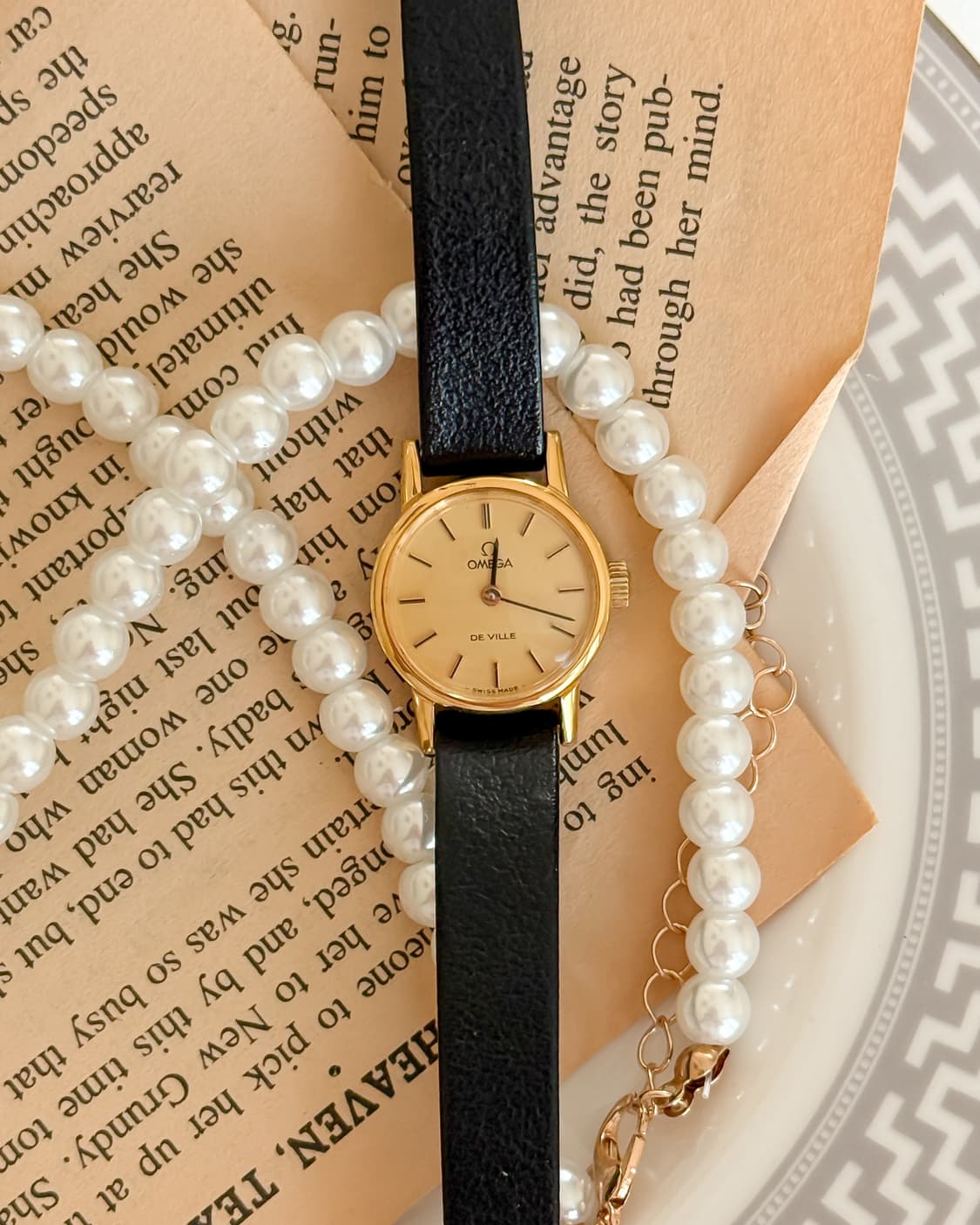 오메가 드빌 골드 수동 시계 상품이미지1