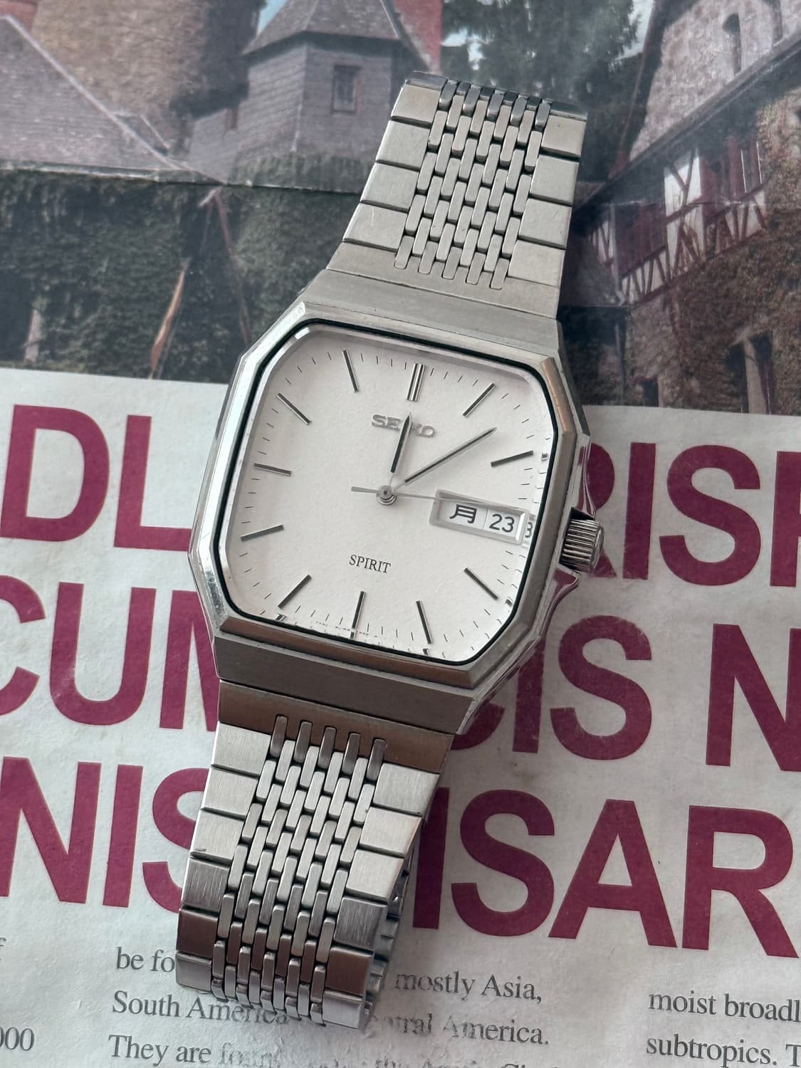 세이코 Seiko Sprit 스퀘어 데이데이트 상품이미지1