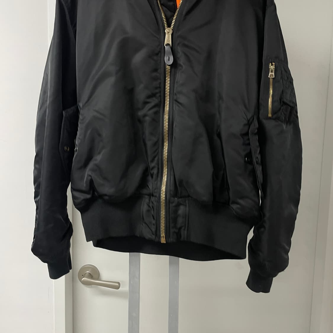 알파인더스트리 ma-1 항공 자켓 블랙 XL 상품이미지3