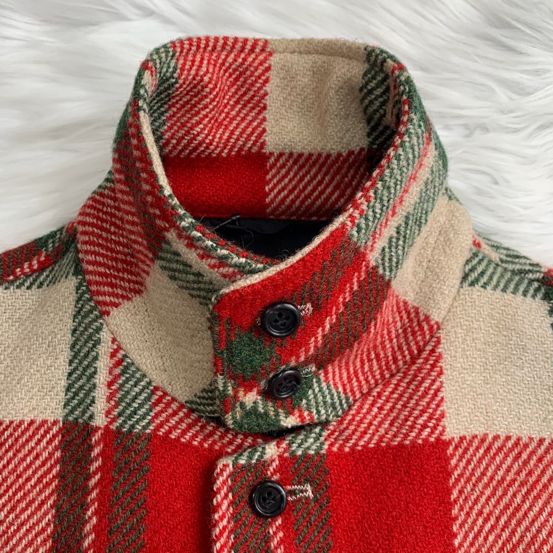 일본 빈티지 MEN'S JAC 포켓 체크 셔츠 자켓 1681 상품이미지4