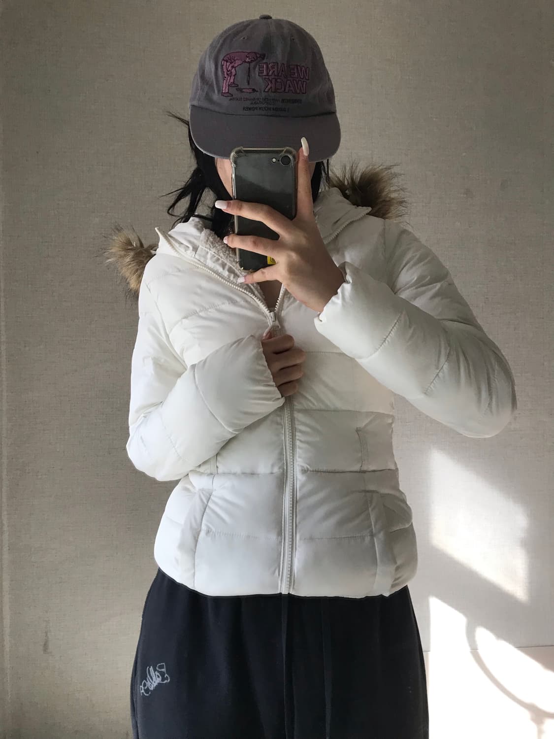 아베크롬비 화이트 울프죠 패딩 상품이미지2