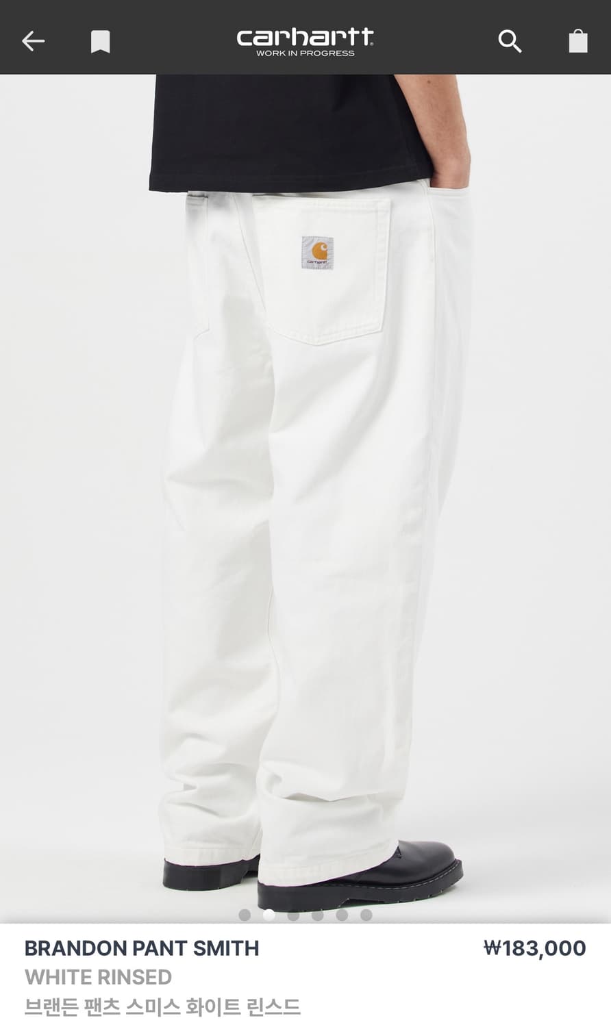 칼하트 브랜든 팬츠 상품이미지2