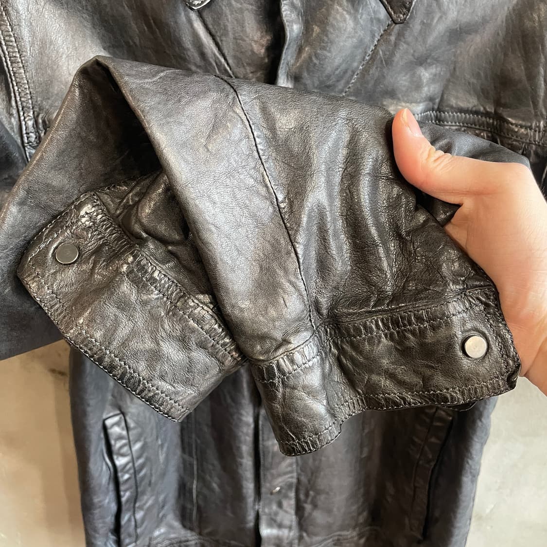 살바토레 산토로 램스킨 자켓 상품이미지7