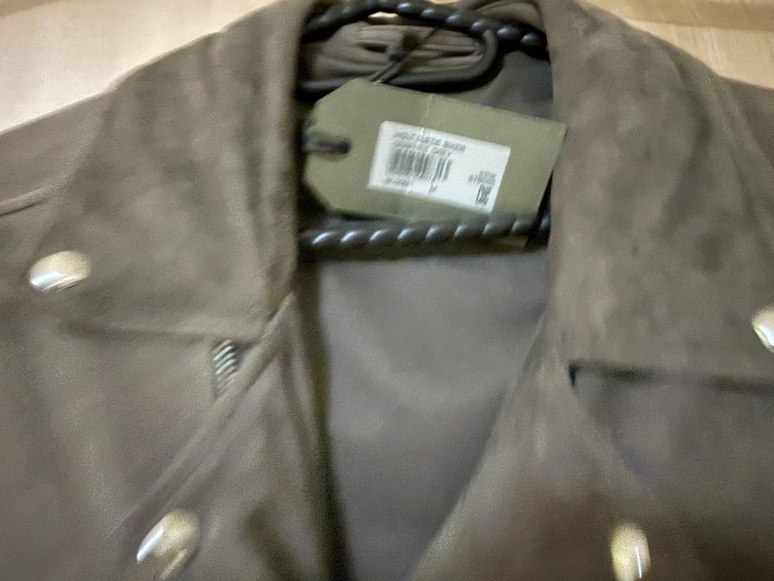 올세인츠 Holt 스웨이드 바이커 자켓 M 상품이미지3