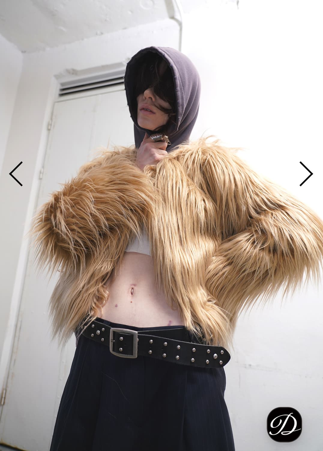 데어드 long pile 퍼자켓 새상품 상품이미지6