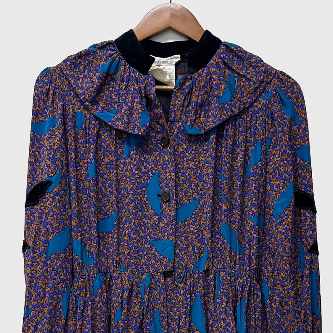 지방시 프랑스제 기하학 패턴 롱 원피스 드레스 빈티지 여성 상품이미지2