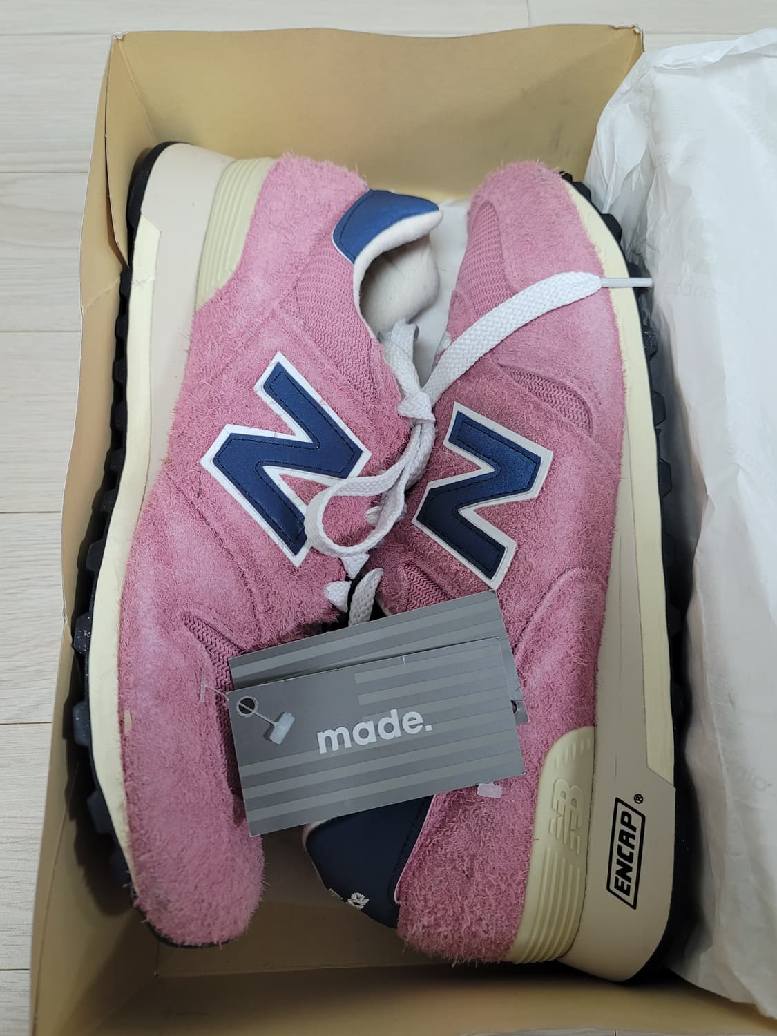 [300] <상태최상> 뉴발란스x에임레온도르1300 더스티핑크 상품이미지10