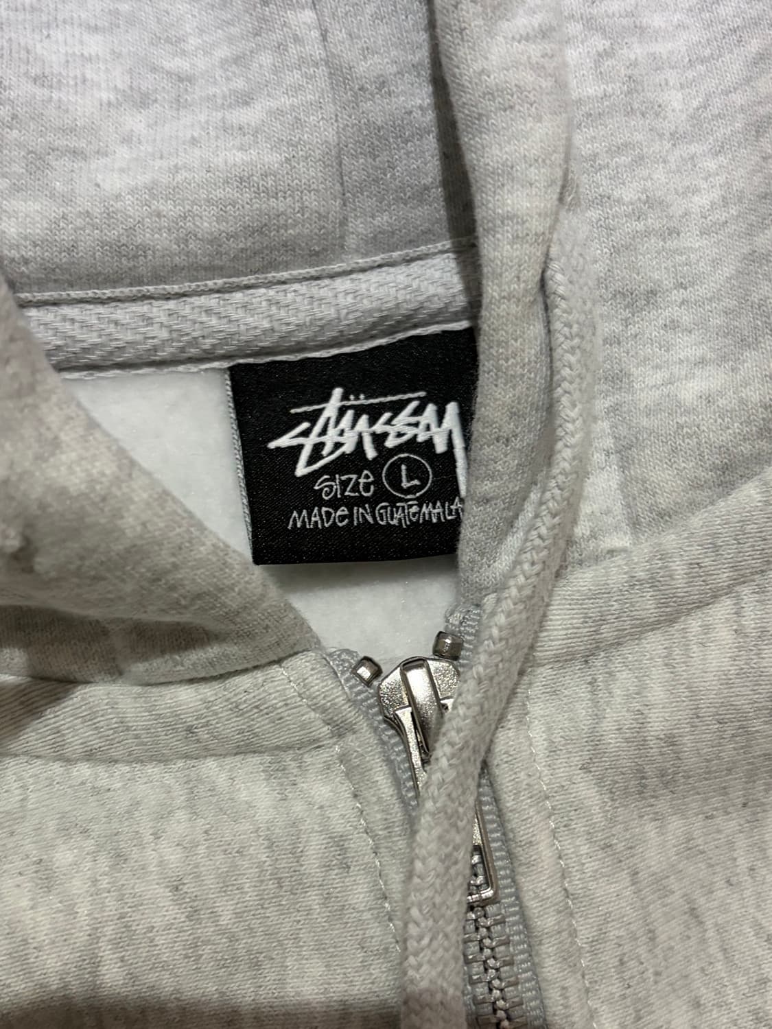 [L]스투시 베이직 후드집업 애쉬헤더 상품이미지4