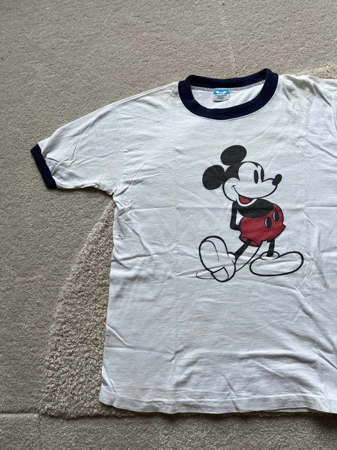 80s Disney 미키마우스 링거 티셔츠 (100-103) 상품이미지4