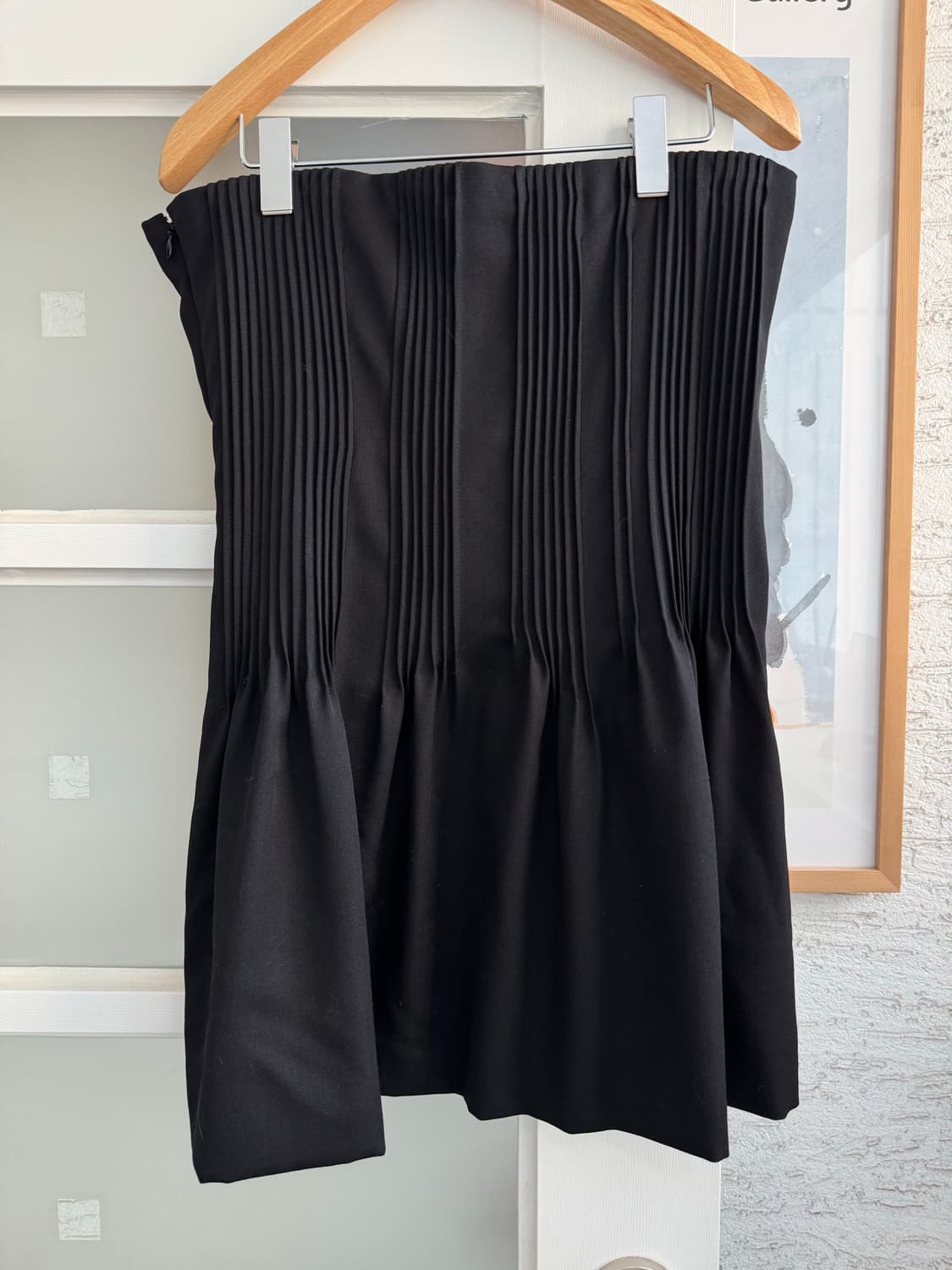 [Nina Ricci] 니나리치 블랙 플리츠 미니 탑 원피스 상품이미지3