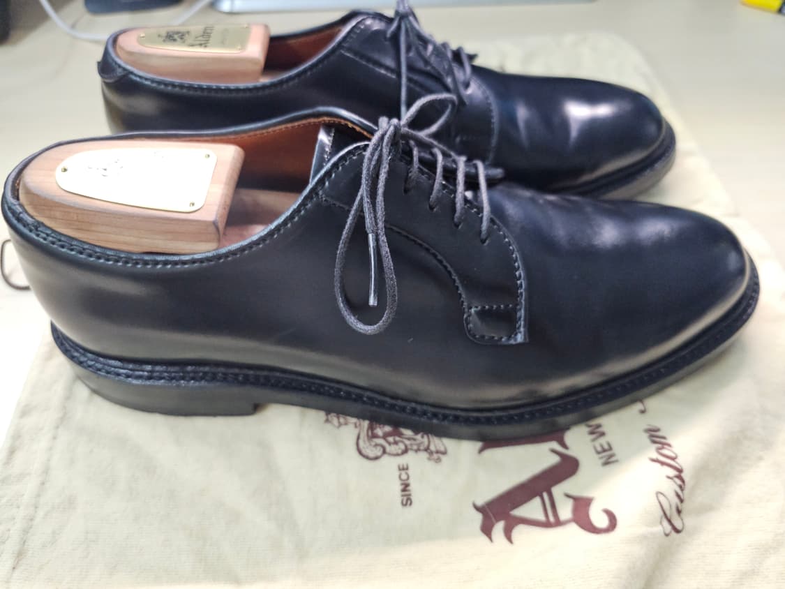 알든 9901 블랙 코도반 더비 8D 사이즈 상품이미지3