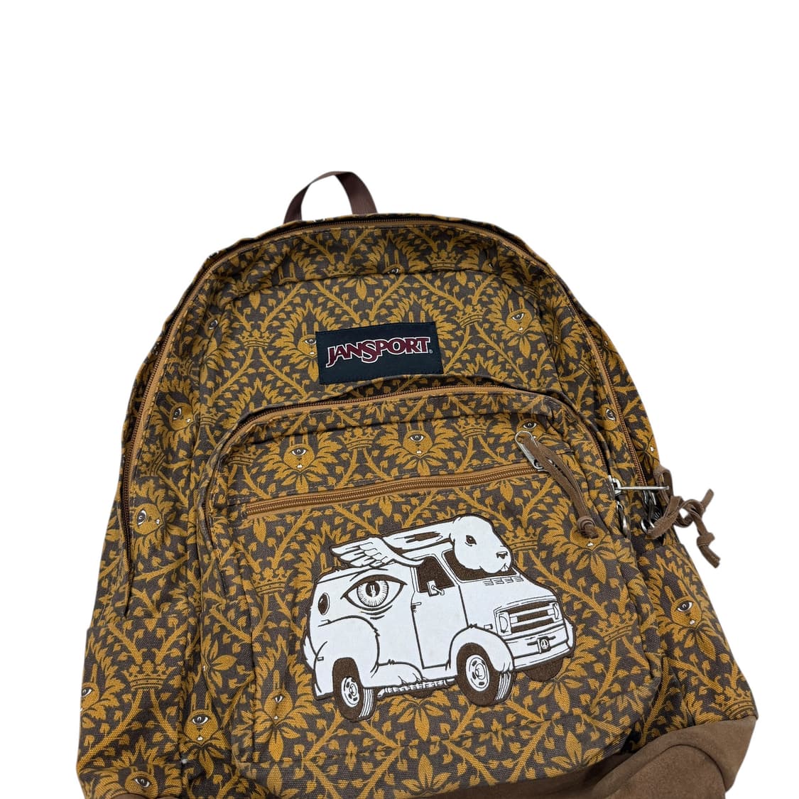 잔스포츠 빈티지 Y2K 패턴 라이트팩 백팩 가방 브라운 상품이미지2