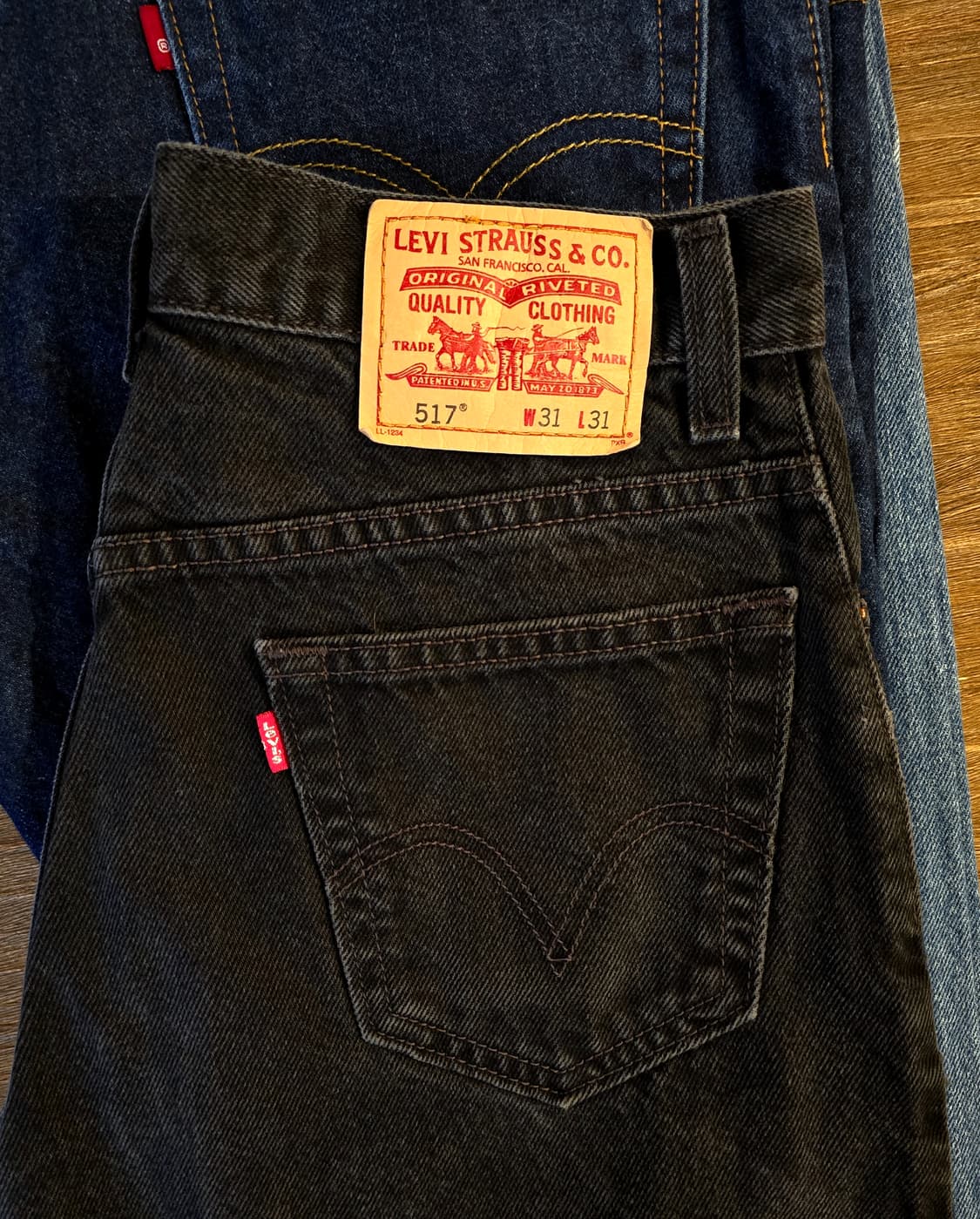 Levis 517 Mexico 흑청 (리바이스 부츠컷) 상품이미지3