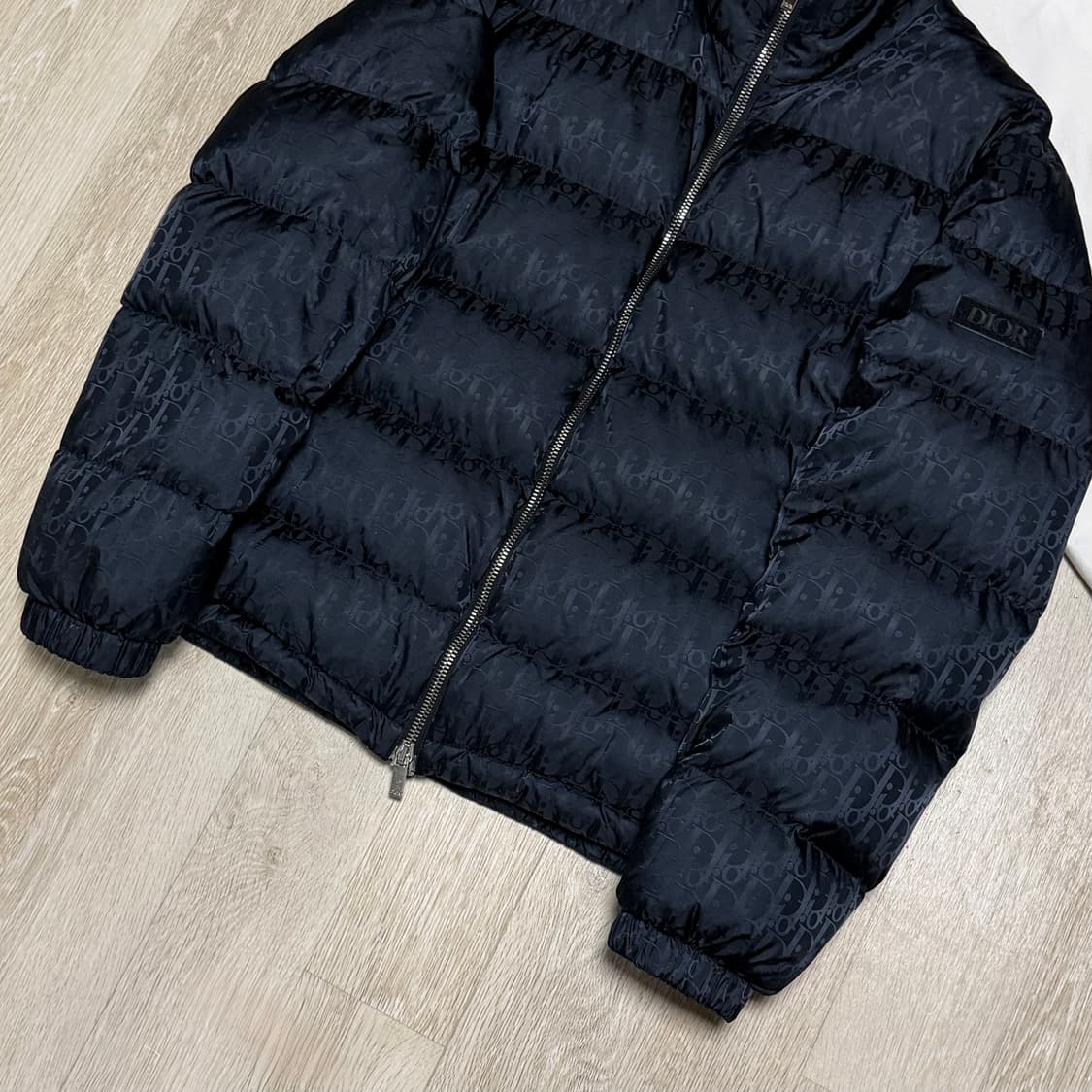 [블랙 52/새상품급] 디올 오블리크 패딩 블랙 풀구성 상품이미지3