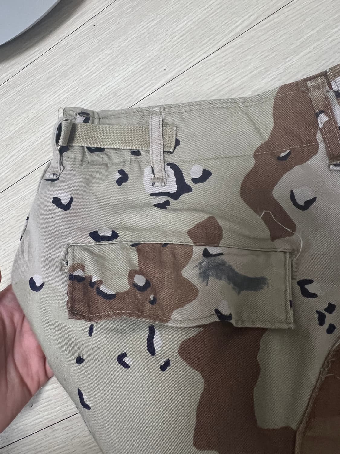 미군 초코칩 카모 빈티지 bdu팬츠 상품이미지5