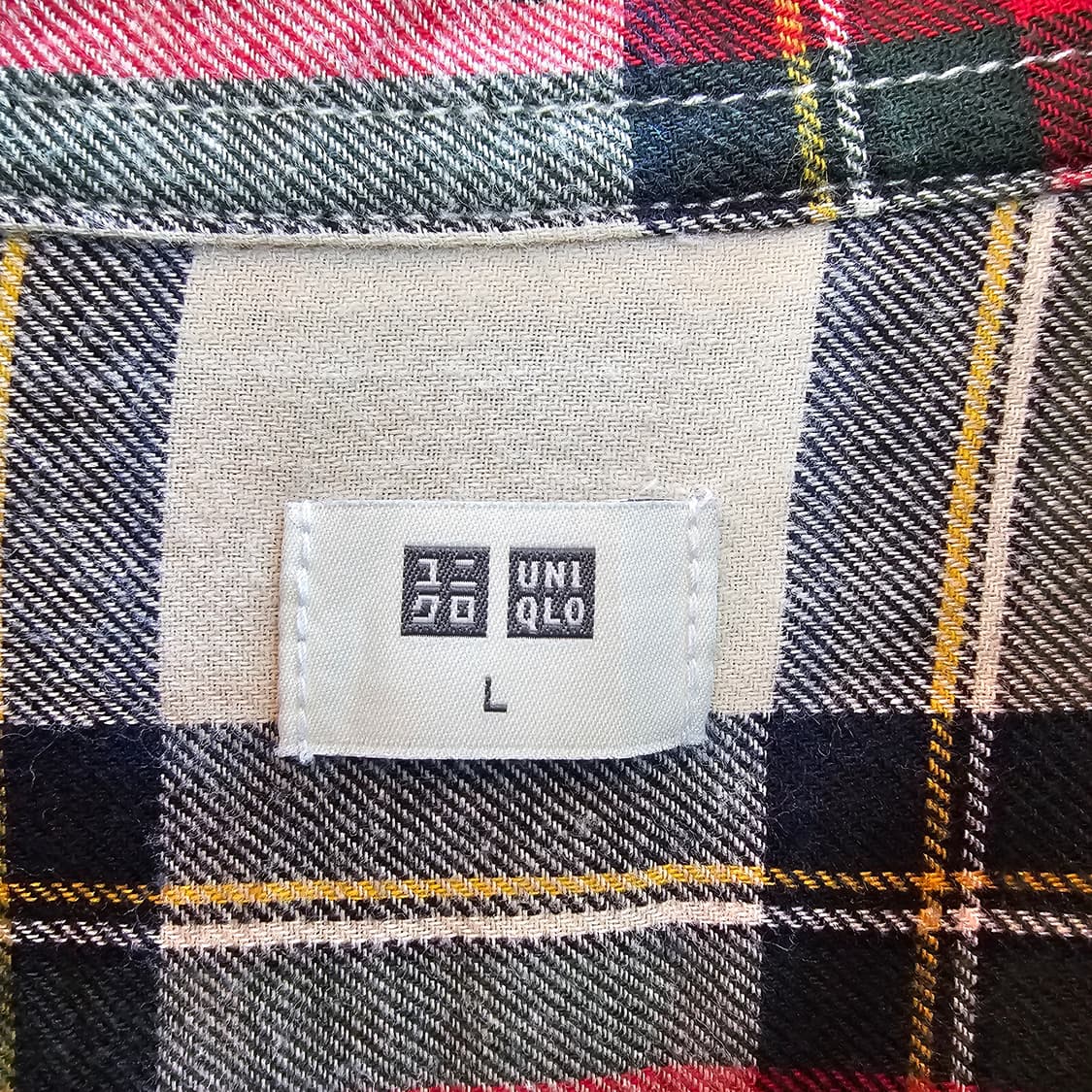 JPN 유니클로 크리스마스 플란넬 체크셔츠 상품이미지8