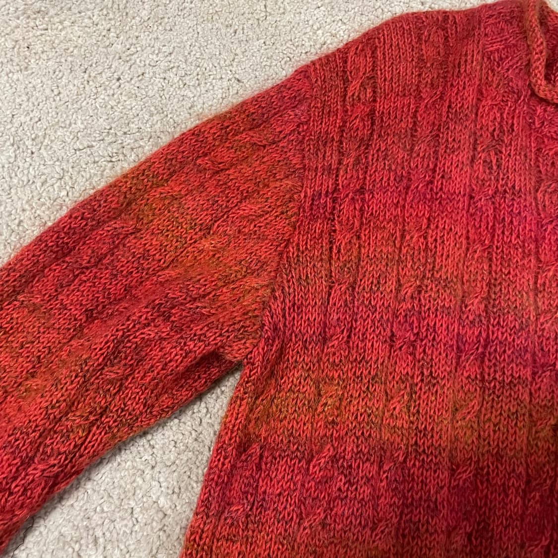 vintage rolled edge raglan knit 상품이미지5