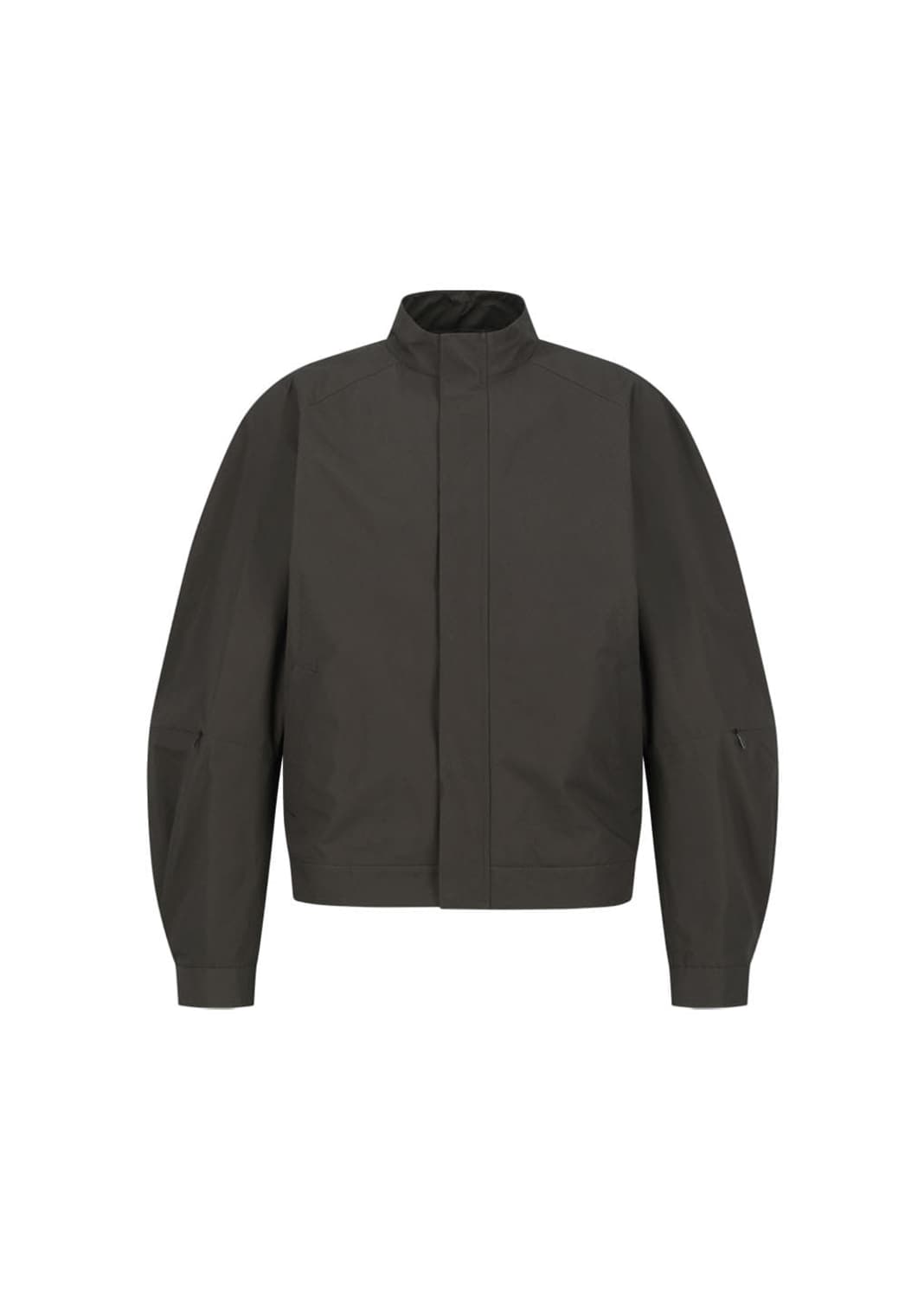 아모멘토 레글런 코튼 집업 점퍼 브라운 m 상품이미지2