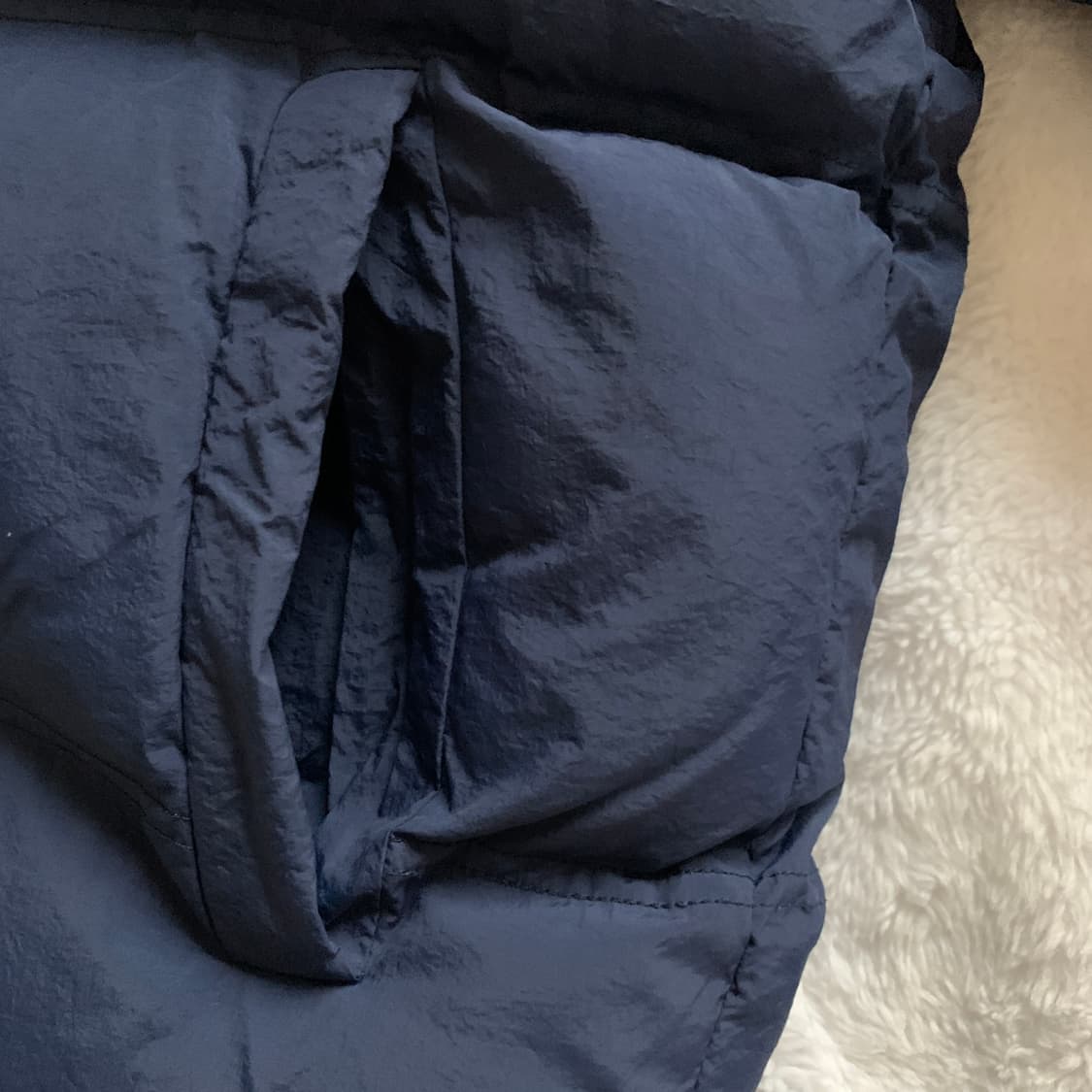 빈티지 웰론 빵빵 남여공용 네이비 패딩 상품이미지6