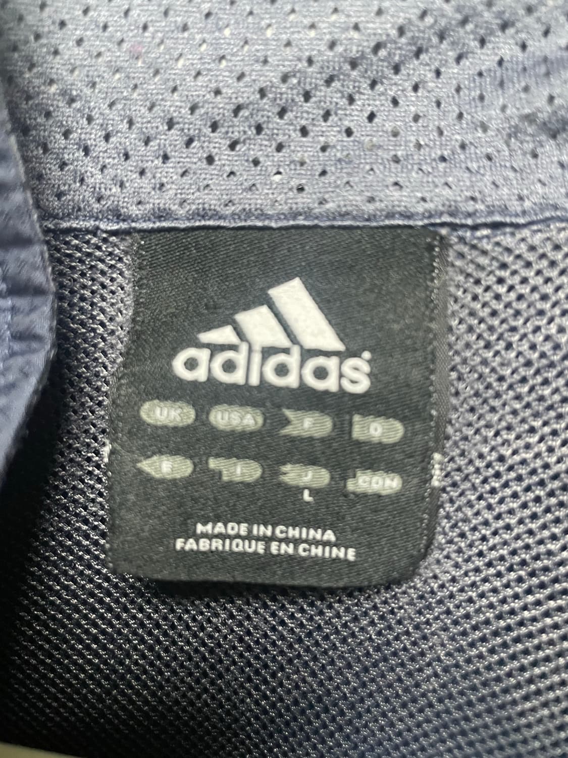 아디다스 네이비 바람막이 L 상품이미지2