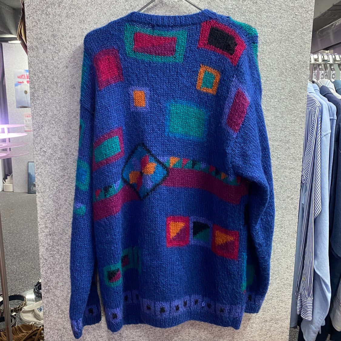 빈티지 코위찬 컬러블록 니트 가디건 b3391 상품이미지4